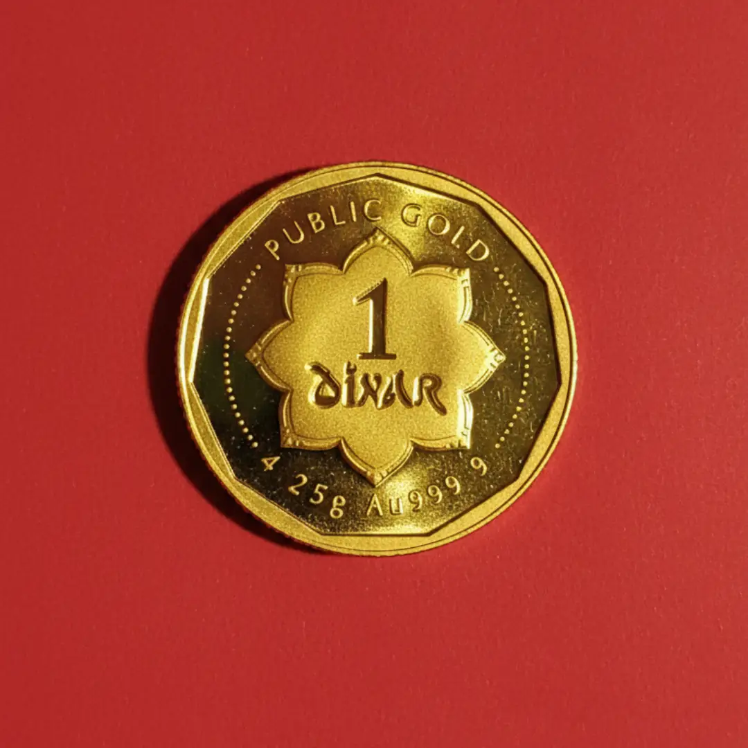 Koin 1 Dinar Emas Public Gold Indonesia 4.25 gram Au 999.9 murni